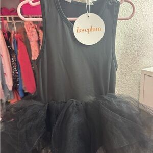 Iloveplum Black Tutu Dress for Kids